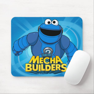 Sesame Street Mecha Builders Cookie-åtgärd Musmatta