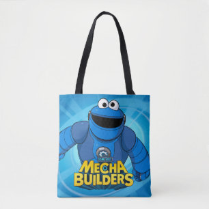 Sesame Street Mecha Builders Cookie-åtgärd Tygkasse