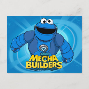 Sesame Street Mecha Builders Cookie-åtgärd Vykort