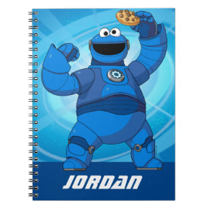 Sesame Street Mecha Builders Cookie Monster Anteckningsbok