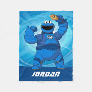 Sesame Street Mecha Builders Cookie Monster Fleecefilt
