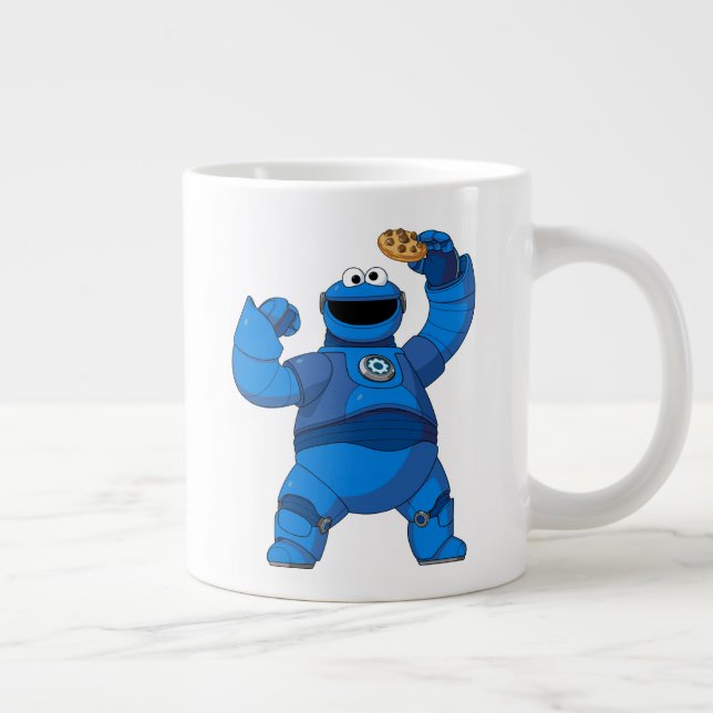 Sesame Street | Mecha Builders Cookie Monster Jumbo Mugg (Höger)