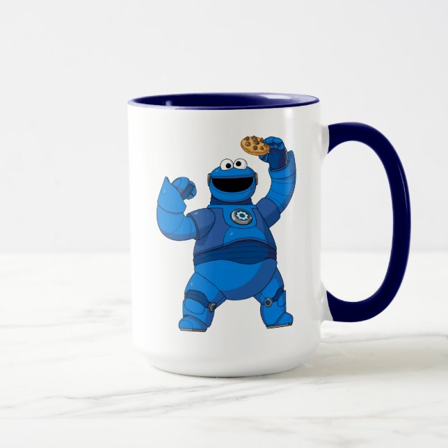 Sesame Street | Mecha Builders Cookie Monster Mugg (Höger)