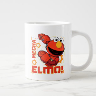 Sesame Street   Mecha Builders Elmo Design Jumbo Mugg