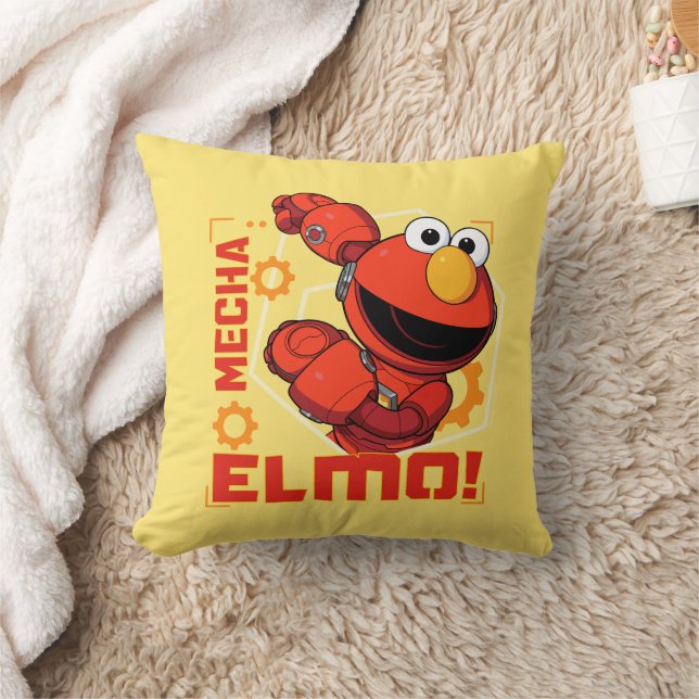 Sesame Street | Mecha Builders Elmo Design Kudde (Filt)