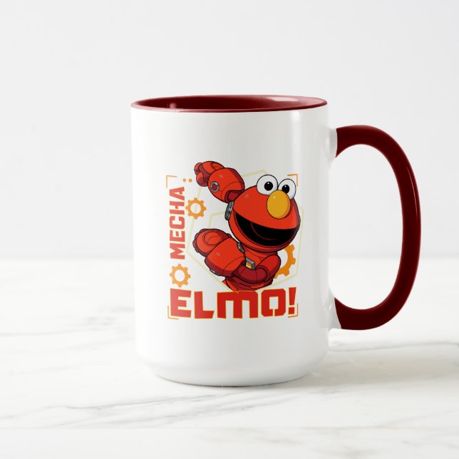 Sesame Street | Mecha Builders Elmo Design Mugg (Höger)