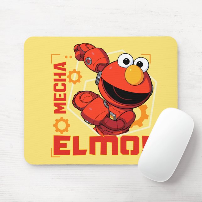Sesame Street | Mecha Builders Elmo Design Musmatta (Med mus)