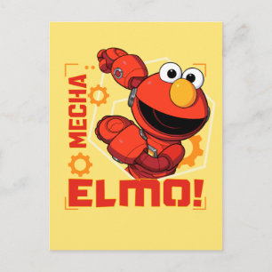 Sesame Street   Mecha Builders Elmo Design Vykort