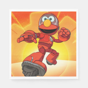 Sesame Street Mecha Builders Elmo In Action Pappersservett