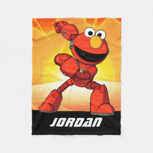 Sesame Street   Mecha Builders Elmo   Lägg till Na Fleecefilt