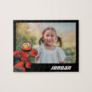 Sesame Street Mecha Builders Elmo Lägg till Na Pussel