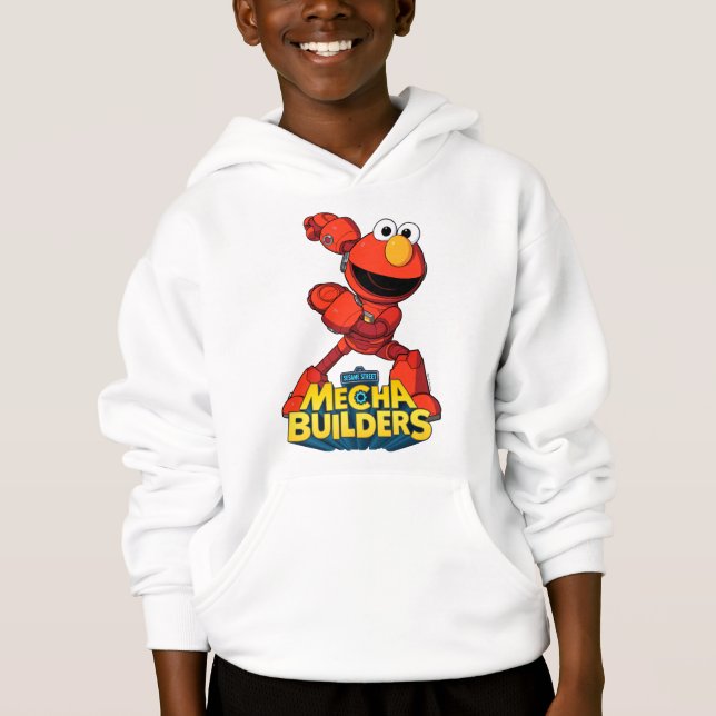 Sesame Street | Mecha Builders Elmo T Shirt (Framsida)