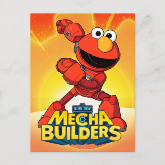 Sesame Street | Mecha Builders Elmo Vykort