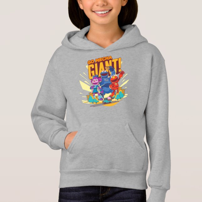Sesame Street | Mecha Builders Go Mecha Giant! T Shirt (Framsida)