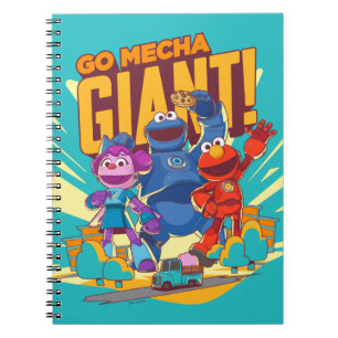 Sesame Street Mecha Builders Lägg till Namn Anteckningsbok