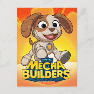 Sesame Street Mecha Builders Tango In Action Vykort