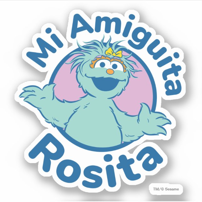 Sesame Street | Mi Amiguita Rosita Klistermärken (Framsida)