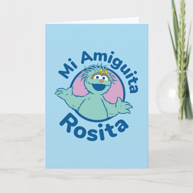 Sesame Street | Mi Amiguita Rosita Kort (Framsida)