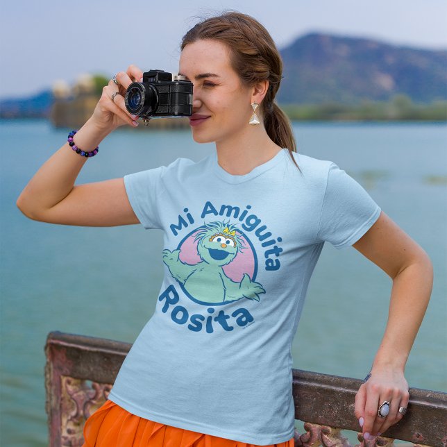 Sesame Street | Mi Amiguita Rosita T Shirt (Person wearing shirt)