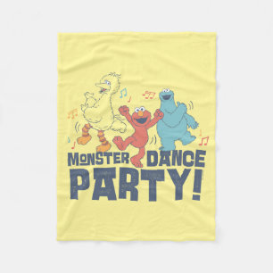 Sesame Street   Monster Dance Party Fleecefilt