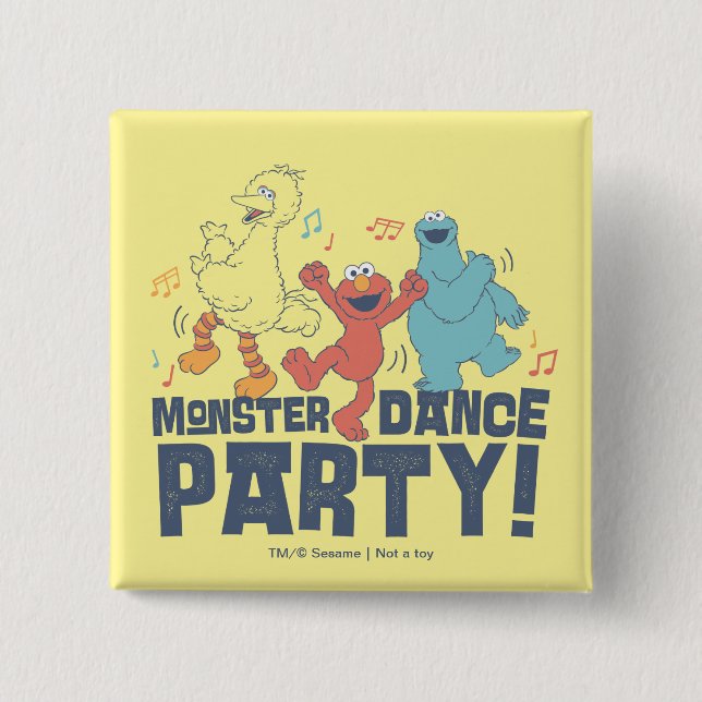 Sesame Street | Monster Dance Party Knapp (Framsida)