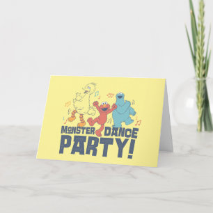 Sesame Street   Monster Dance Party Kort
