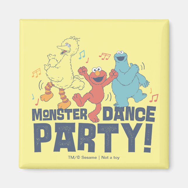 Sesame Street | Monster Dance Party Magnet (Framsidan)