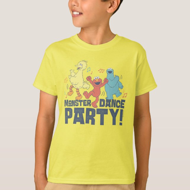 Sesame Street | Monster Dance Party T Shirt (Framsida)