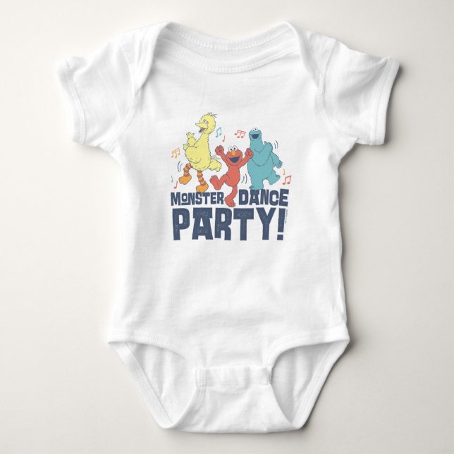 Sesame Street | Monster Dance Party T Shirt (Framsida)