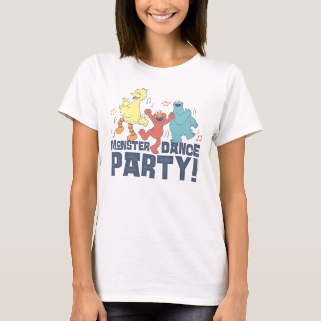 Sesame Street | Monster Dance Party T Shirt (Framsida)