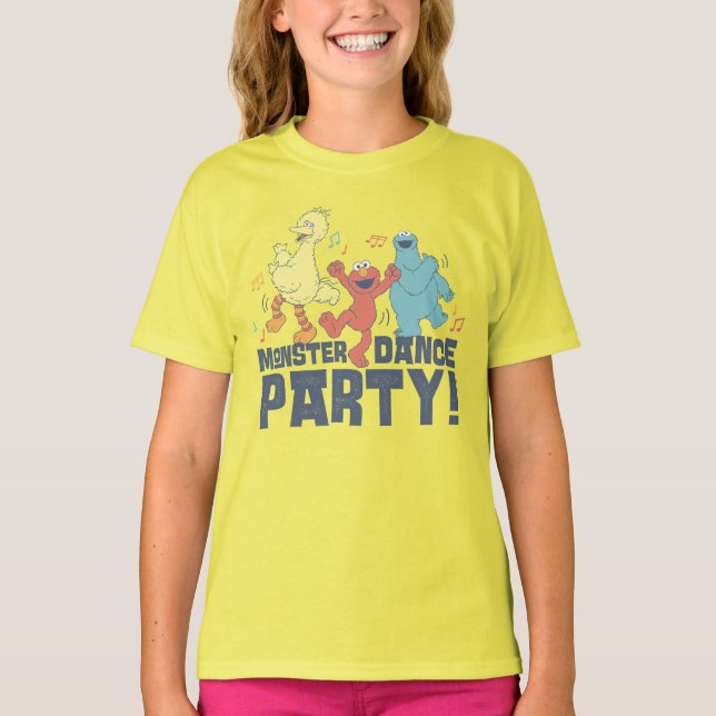 Sesame Street | Monster Dance Party T Shirt (Framsida)