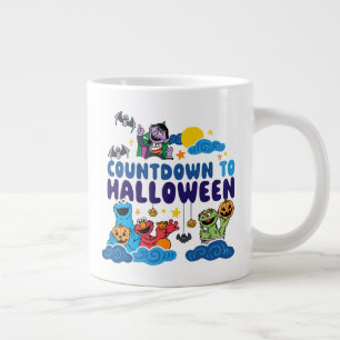 Sesame Street Nedräkning till Halloween Jumbo Mugg