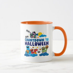 Sesame Street Nedräkning till Halloween Mugg