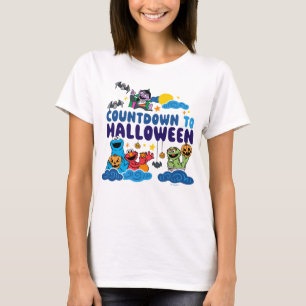 Sesame Street Nedräkning till Halloween T Shirt