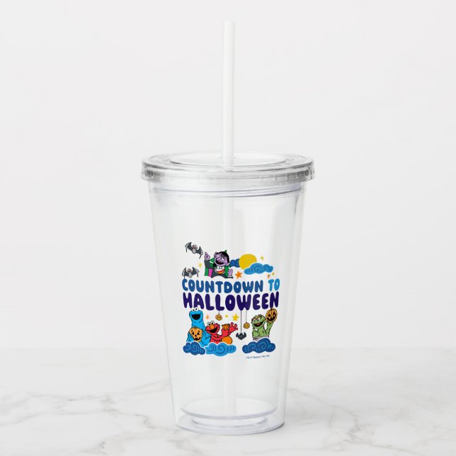 Sesame Street | Nedräkning till Halloween Take Away Mugg (Framsida)