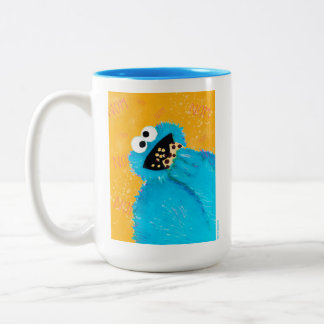 Sesame Street | Nom Nom Cookie Monster Två-Tonad Mugg