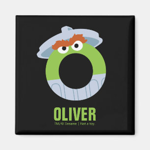 Sesame Street O för Oscar Magnet