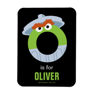 Sesame Street O för Oscar Magnet