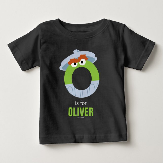 Sesame Street | O för Oscar T Shirt (Framsida)