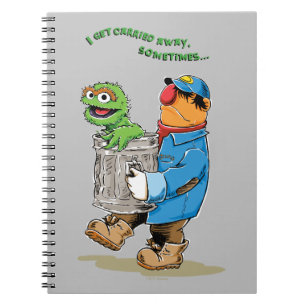 Sesame Street Oscar & Bruno sophuggletomten Anteckningsbok
