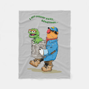 Sesame Street Oscar & Bruno Sopor Man Fleecefilt