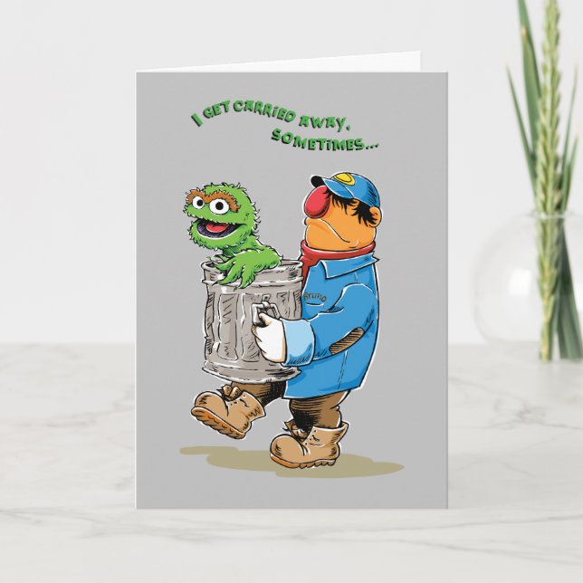 Sesame Street | Oscar & Bruno Sopor Man Kort (Framsida)