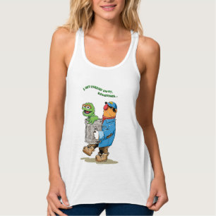 Sesame Street   Oscar & Bruno Sopor Man Linne Med Racerback