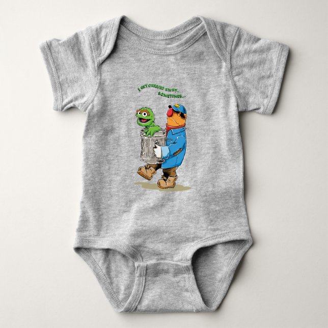 Sesame Street | Oscar & Bruno Sopor Man T Shirt (Framsida)