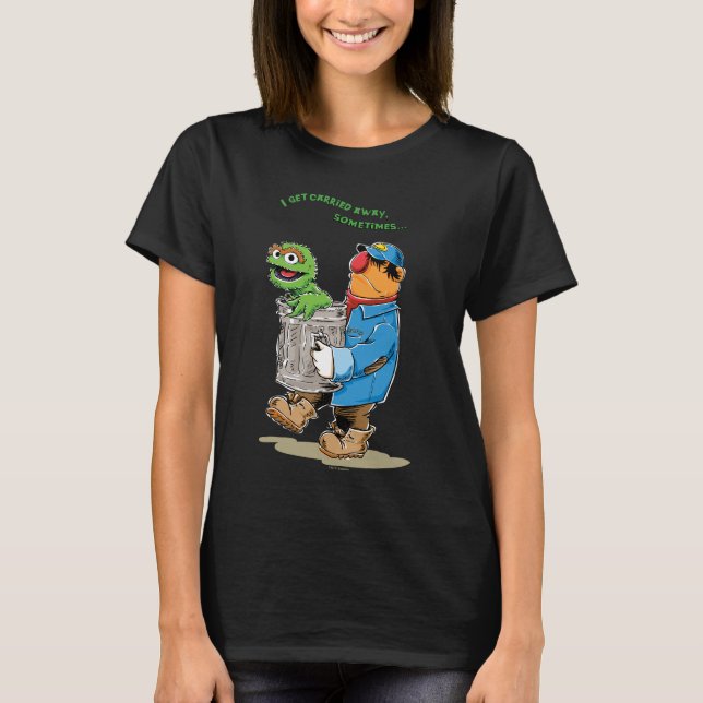 Sesame Street | Oscar & Bruno Sopor Man T Shirt (Framsida)