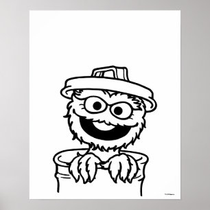 Sesame Street Oscar den fulingen Poster