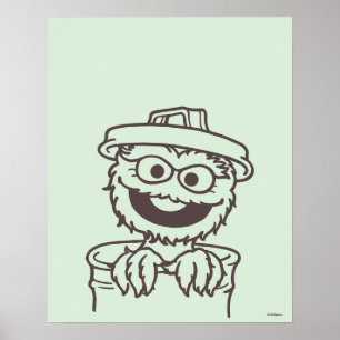 Sesame Street Oscar den Griniga Poster