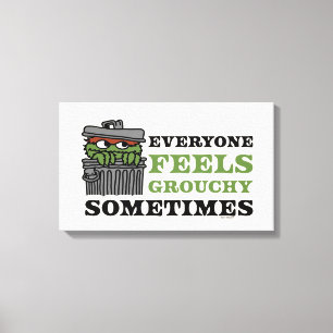 Sesame Street   Oscar Grouch Feels Grouchy Canvastryck