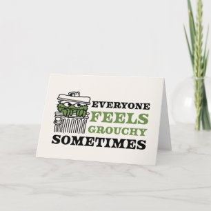 Sesame Street   Oscar Grouch Feels Grouchy Helgkort