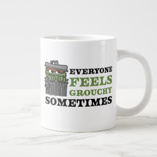 Sesame Street   Oscar Grouch Feels Grouchy Jumbo Mugg